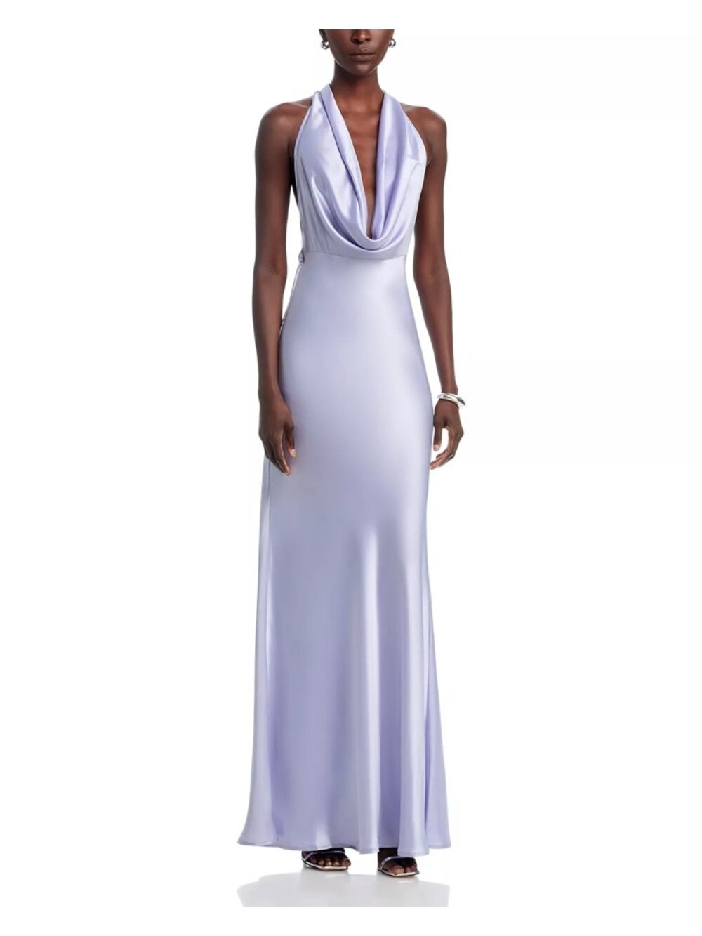 NWT Sau Lee Pearl Gown Dusty Lavender Size 2